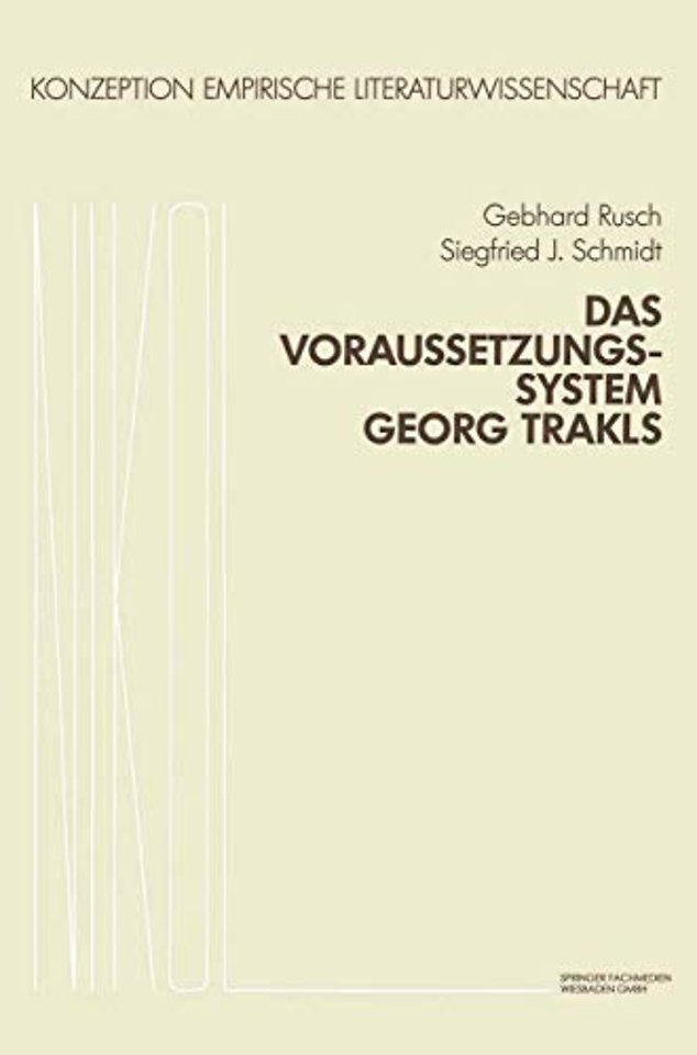 Das Voraussetzungssystem Georg Trakls