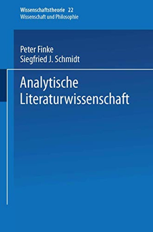 Analytische Literaturwissenschaft