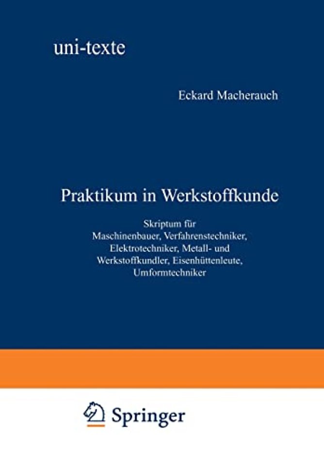 Praktikum in Werkstoffkunde