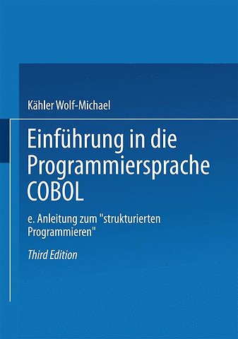 Einführung in die Programmiersprache COBOL
