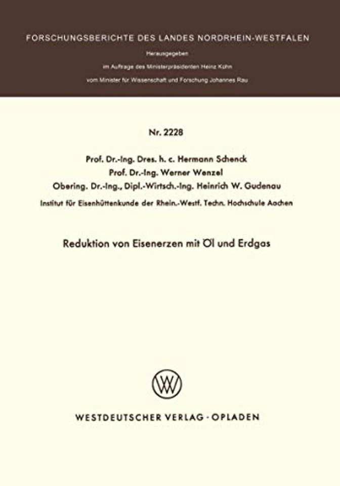 Reduktion von Eisenerzen mit Öl und Erdgas