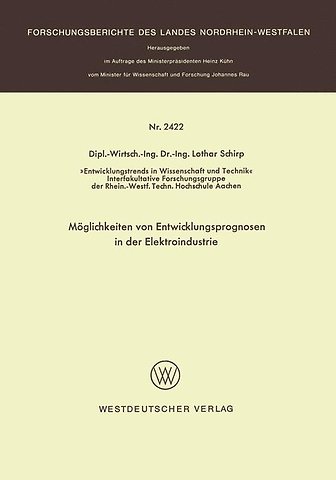 Möglichkeiten von Entwicklungsprognosen in der Elektroindustrie
