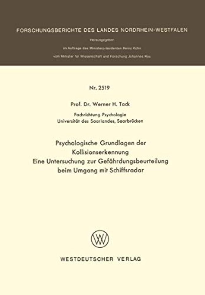 Psychologische Grundlagen der Kollisionserkennung