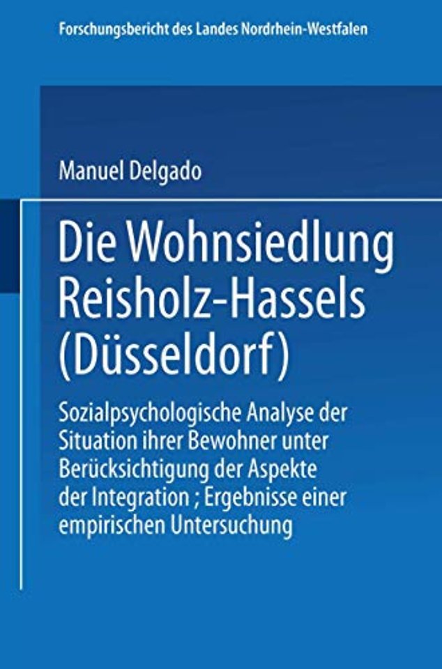 Die Wohnsiedlung Reisholz-Hassels (Düsseldorf)