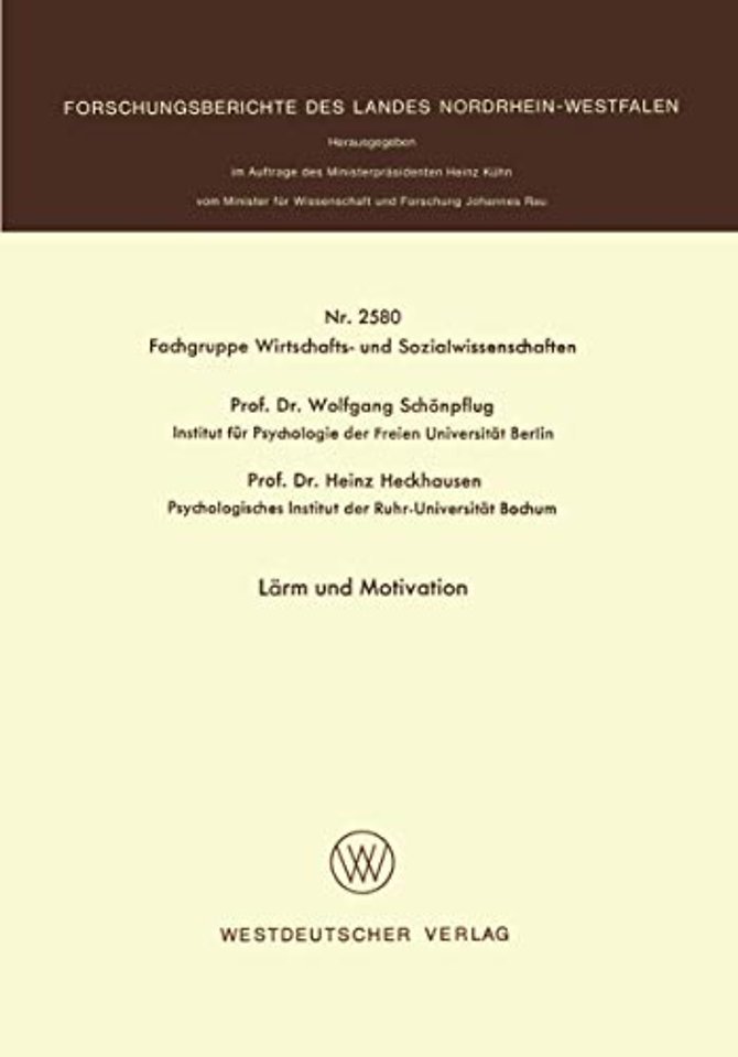 Lärm und Motivation