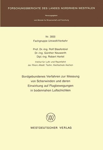 Bordgebundenes Verfahren zur Messung von Scherwinden und deren Einwirkung auf Flugbewegungen in bodennahen Luftschichten