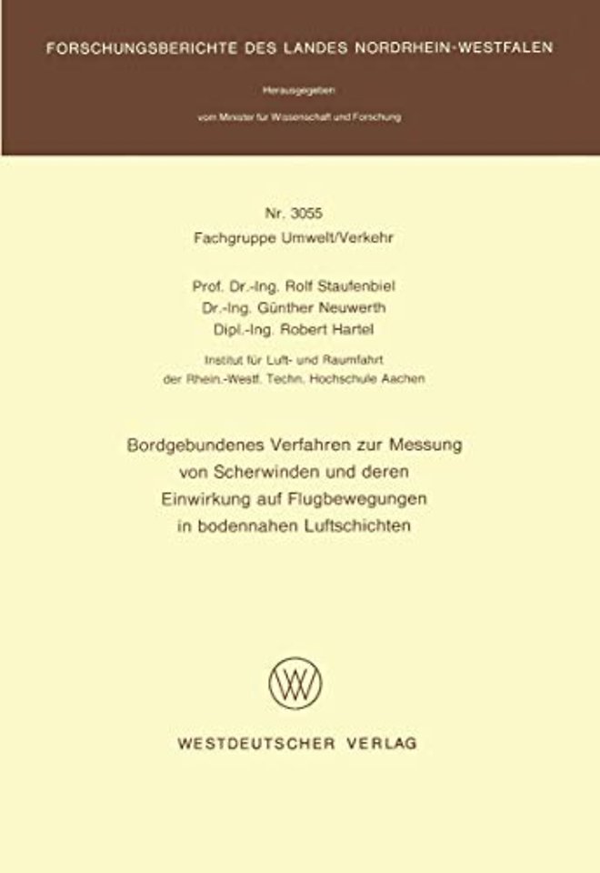 Bordgebundenes Verfahren zur Messung von Scherwinden und deren Einwirkung auf Flugbewegungen in bodennahen Luftschichten
