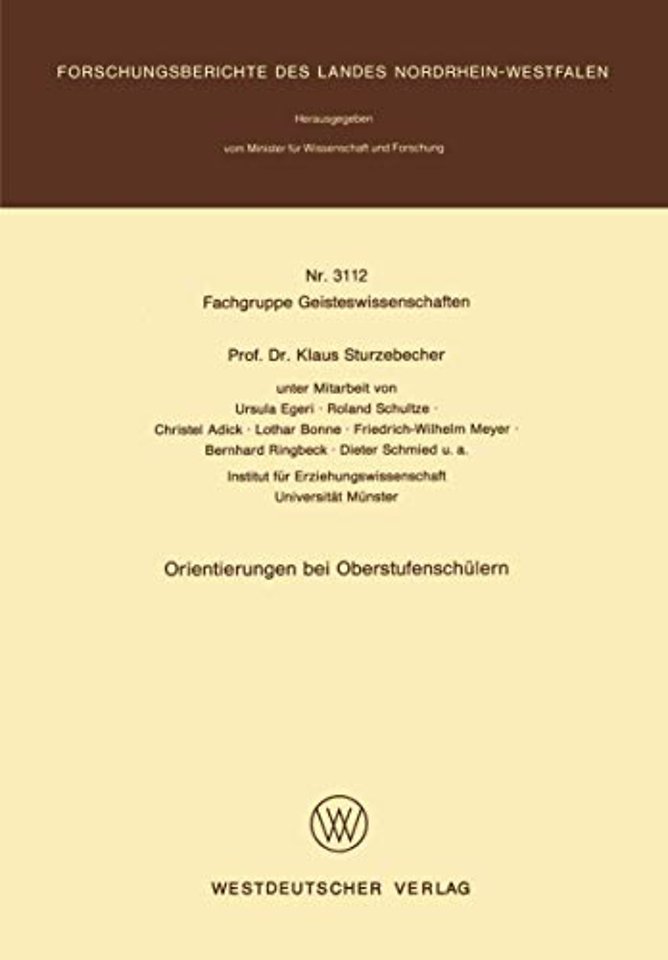 Orientierungen bei Oberstufenschülern