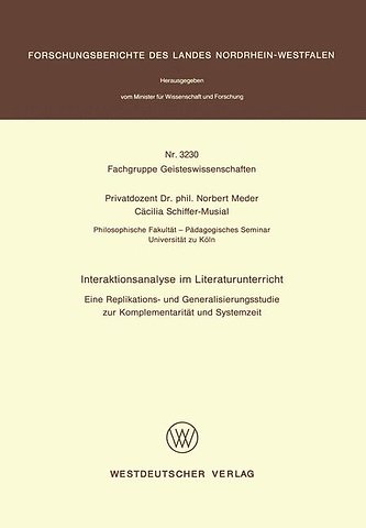Interaktionsanalyse im Literaturunterricht