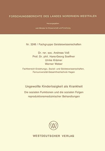 Ungewollte Kinderlosigkeit als Krankheit