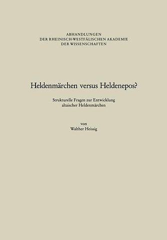 Heldenmärchen versus Heldenepos?