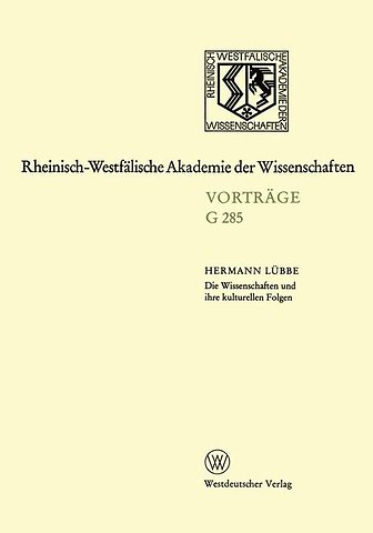 Die Wissenschaften und ihre kulturellen Folgen