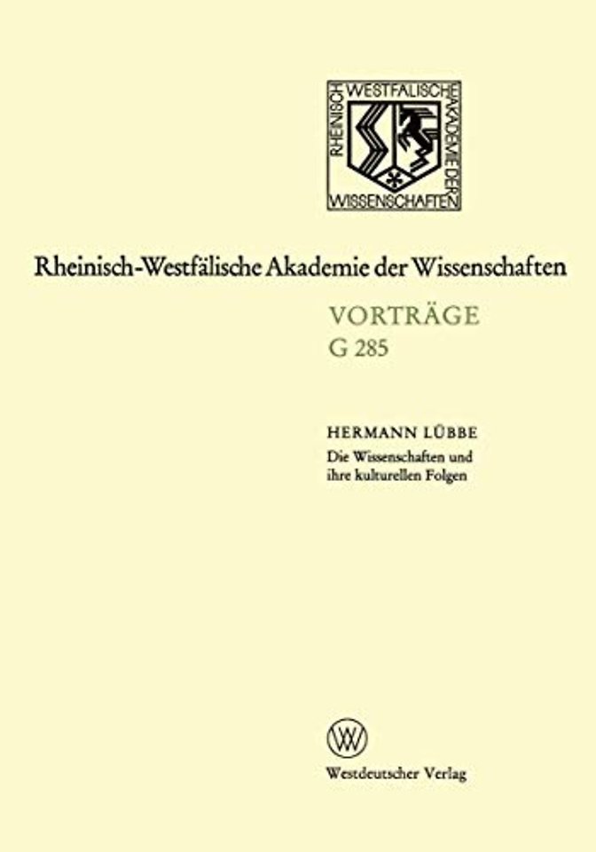 Die Wissenschaften und ihre kulturellen Folgen