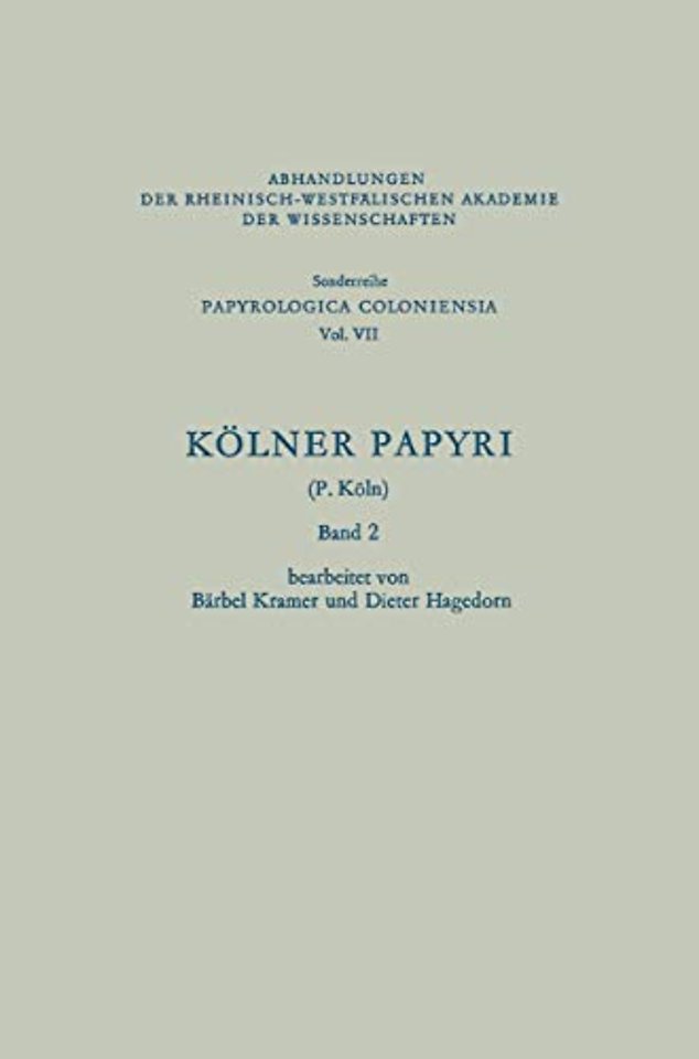 Kölner Papyri