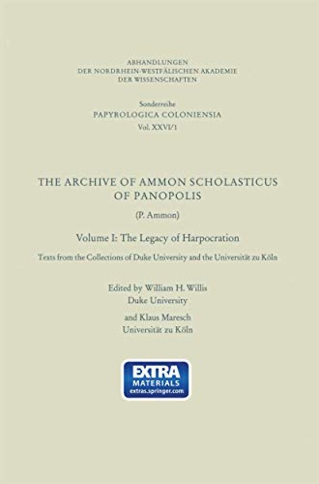 The Archive of Ammon Scholasticus of Panopolis
