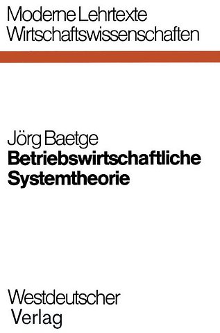Betriebswirtschaftliche Systemtheorie