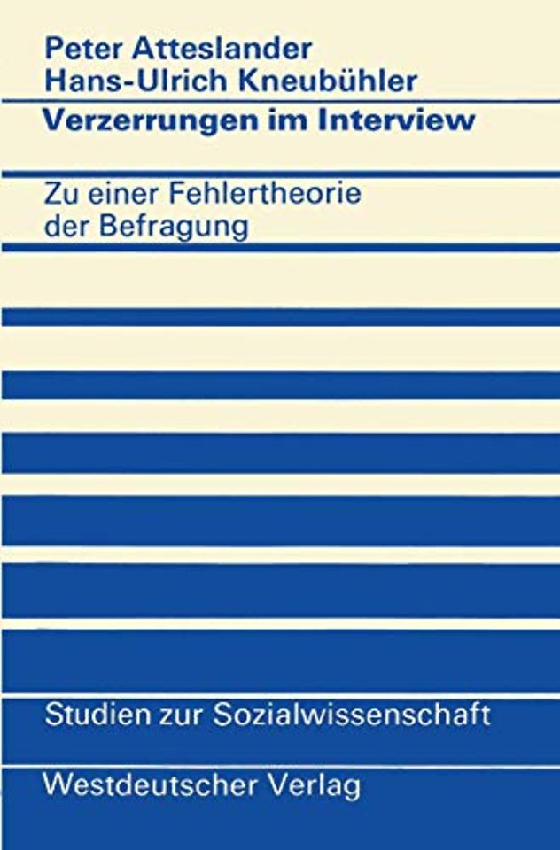 Verzerrungen im Interview