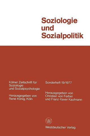 Soziologie und Sozialpolitik