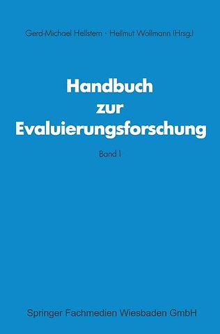 Handbuch zur Evaluierungsforschung