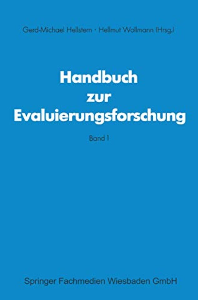 Handbuch zur Evaluierungsforschung