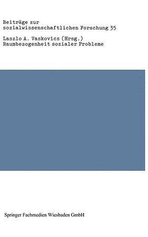 Raumbezogenheit sozialer Probleme