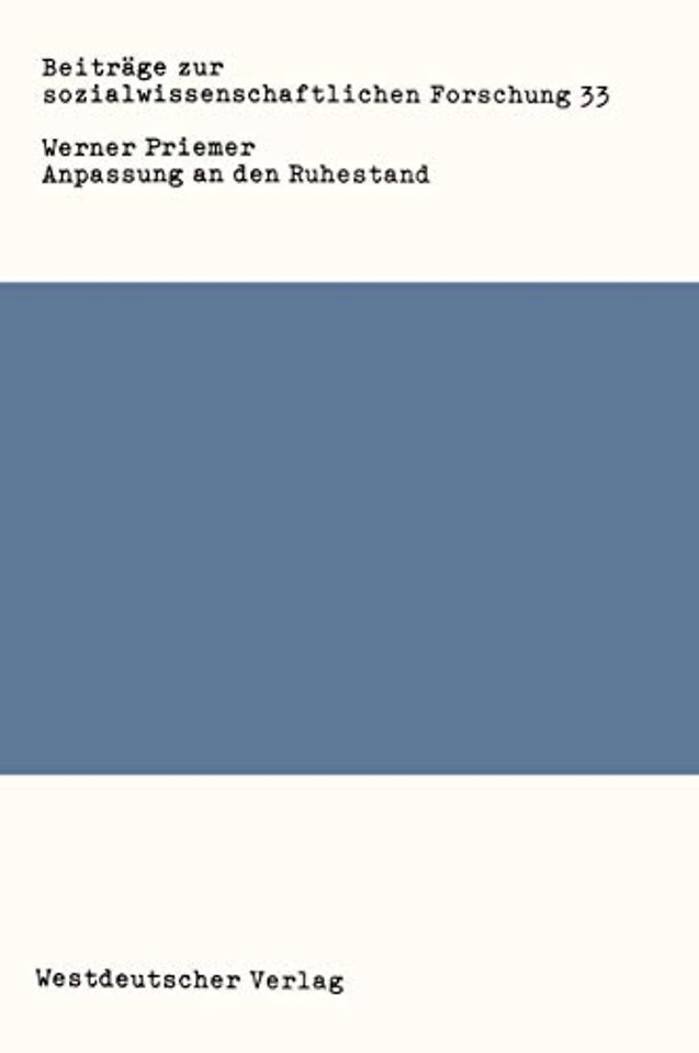 Anpassung an den Ruhestand