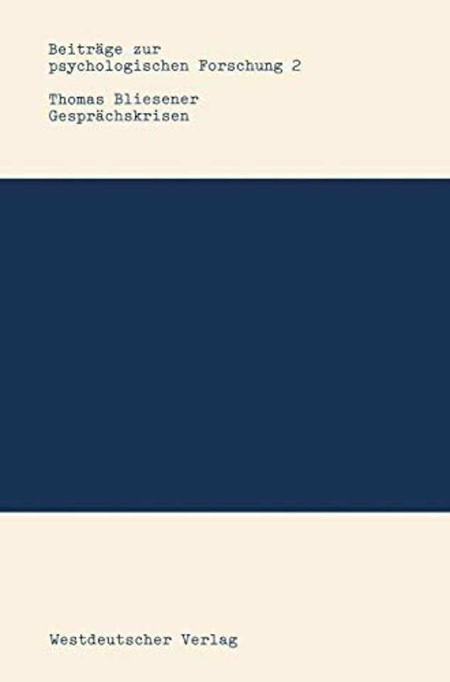 Gesprächskrisen
