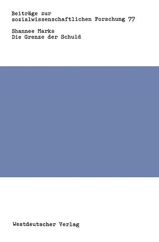 Die Grenze der Schuld