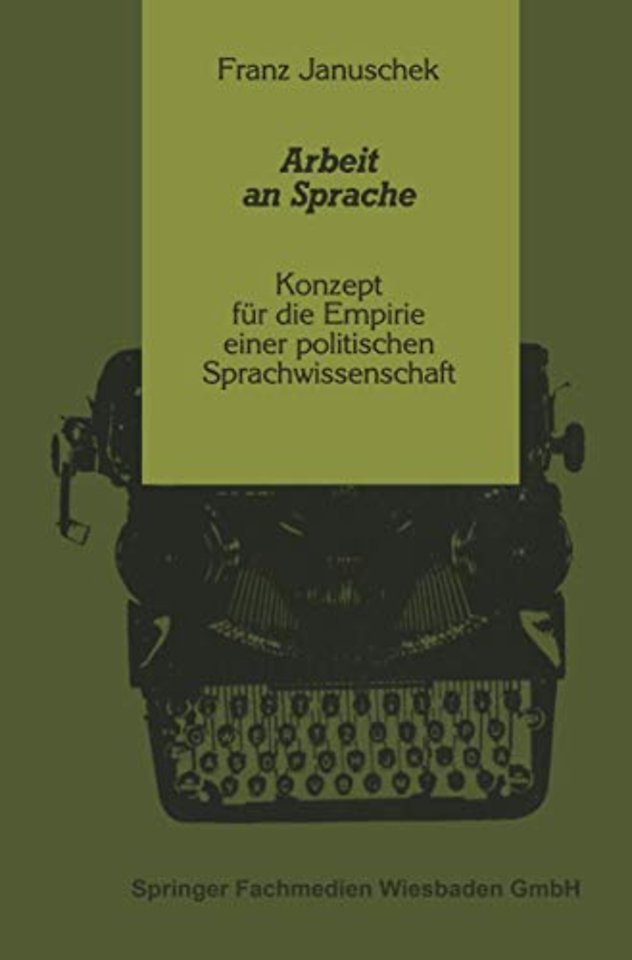Arbeit an Sprache
