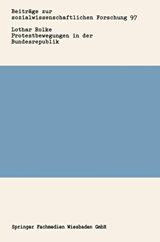 Protestbewegungen in der Bundesrepublik