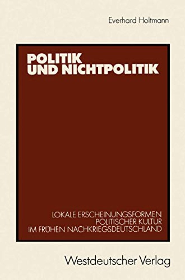 Politik und Nichtpolitik