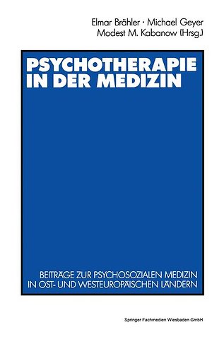 Psychotherapie in der Medizin