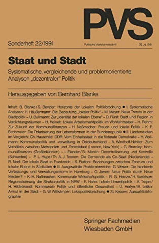 Staat und Stadt