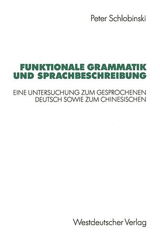 Funktionale Grammatik und Sprachbeschreibung