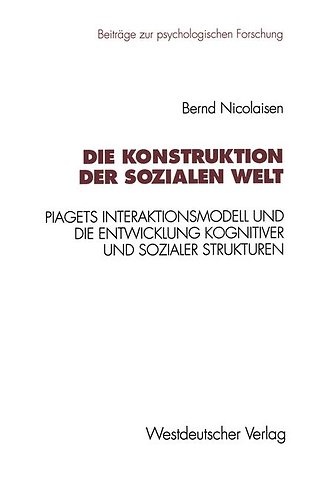 Die Konstruktion der sozialen Welt