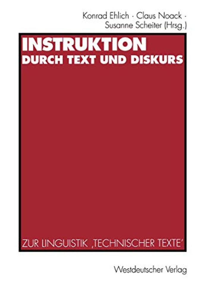 Instruktion durch Text und Diskurs