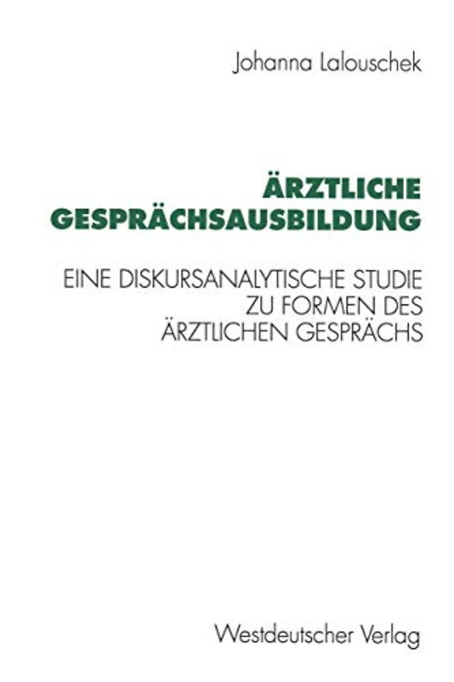 Ärztliche Gesprächsausbildung