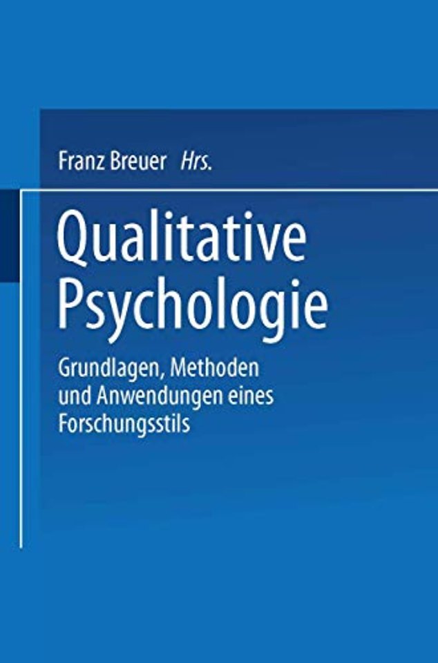 Qualitative Psychologie