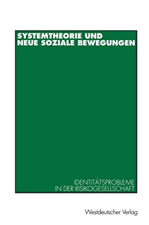 Systemtheorie und neue soziale Bewegungen