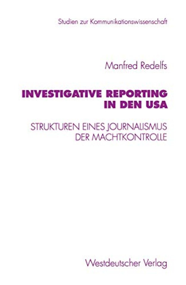 Investigative Reporting in den USA