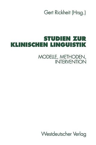 Studien zur Klinischen Linguistik