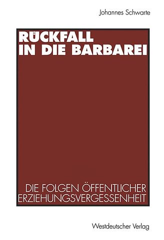 Rückfall in die Barbarei