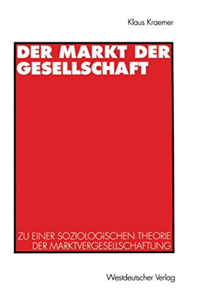 Der Markt der Gesellschaft