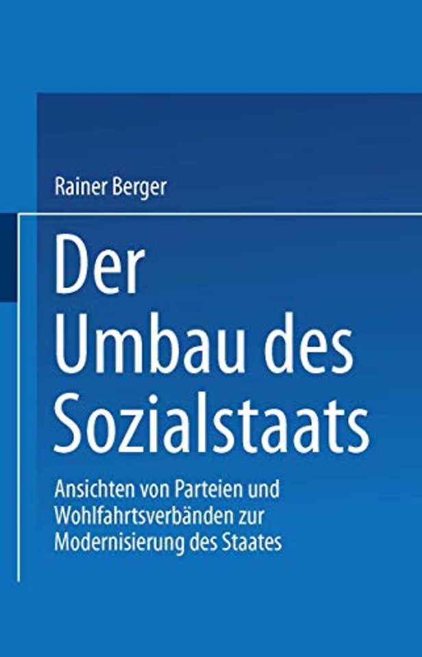Der Umbau des Sozialstaates