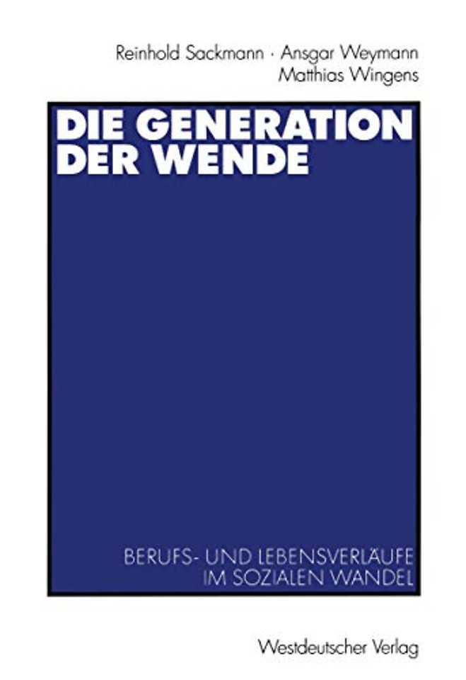 Die Generation der Wende