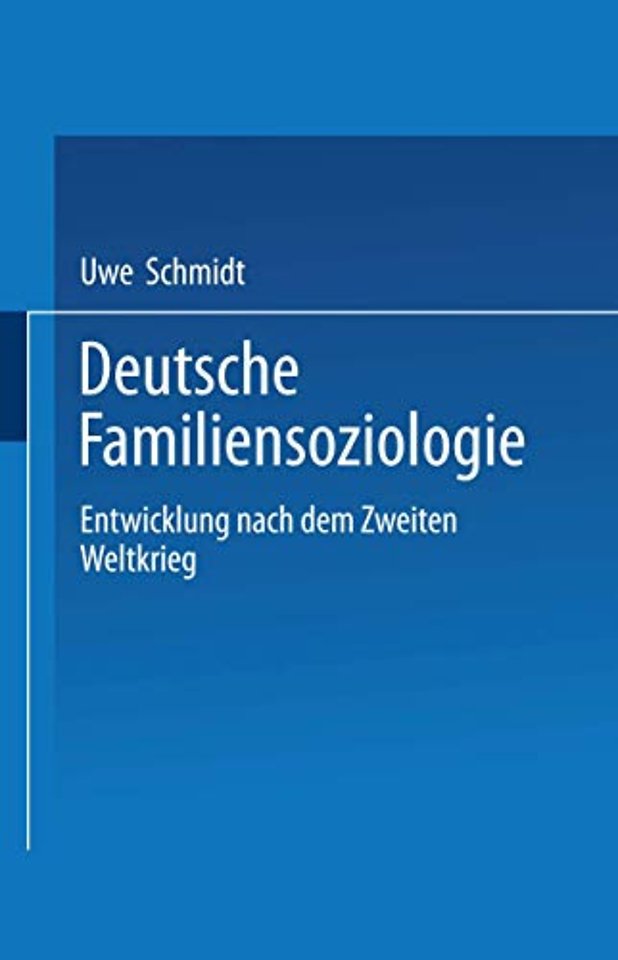 Deutsche Familiensoziologie