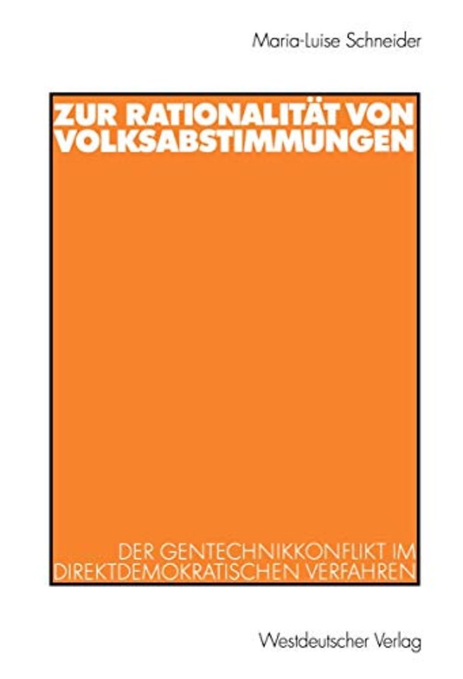 Zur Rationalität von Volksabstimmungen