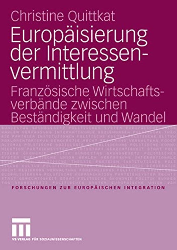Europäisierung der Interessenvermittlung