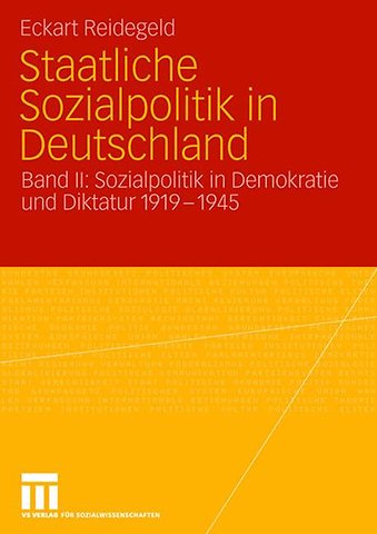 Staatliche Sozialpolitik in Deutschland