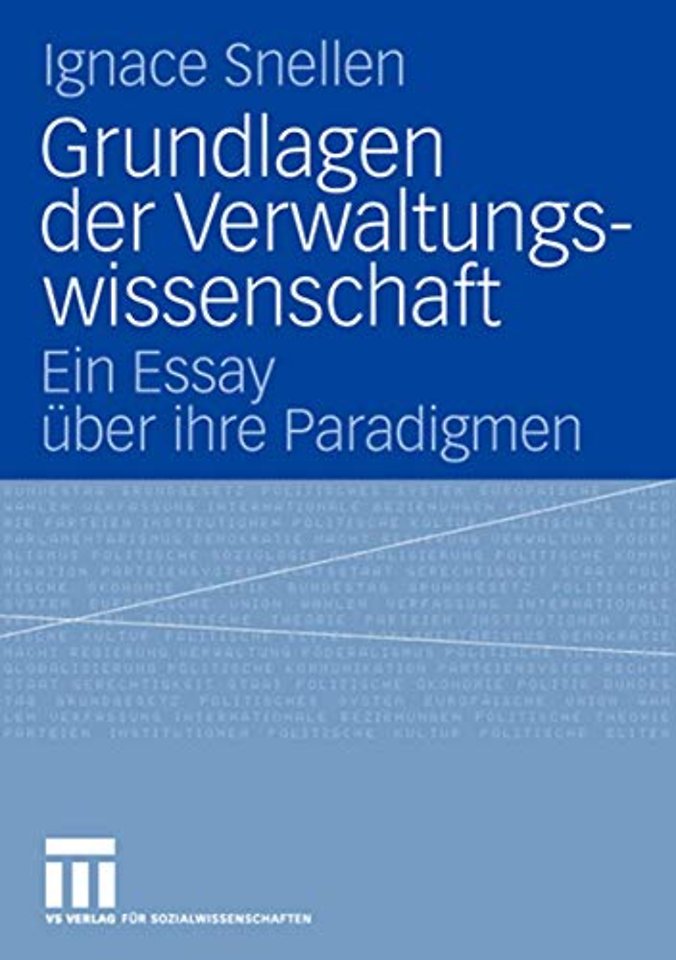 Grundlagen der Verwaltungswissenschaft